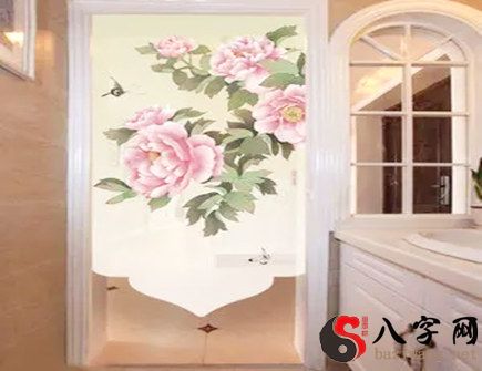 卫生间门帘选用如何的图案