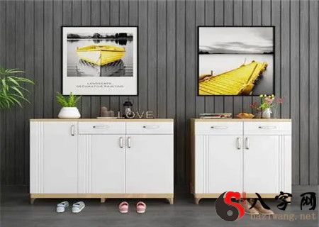 门口鞋柜上放什么摆饰好