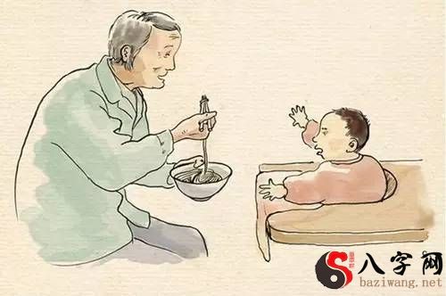 梦到老人吃孩子